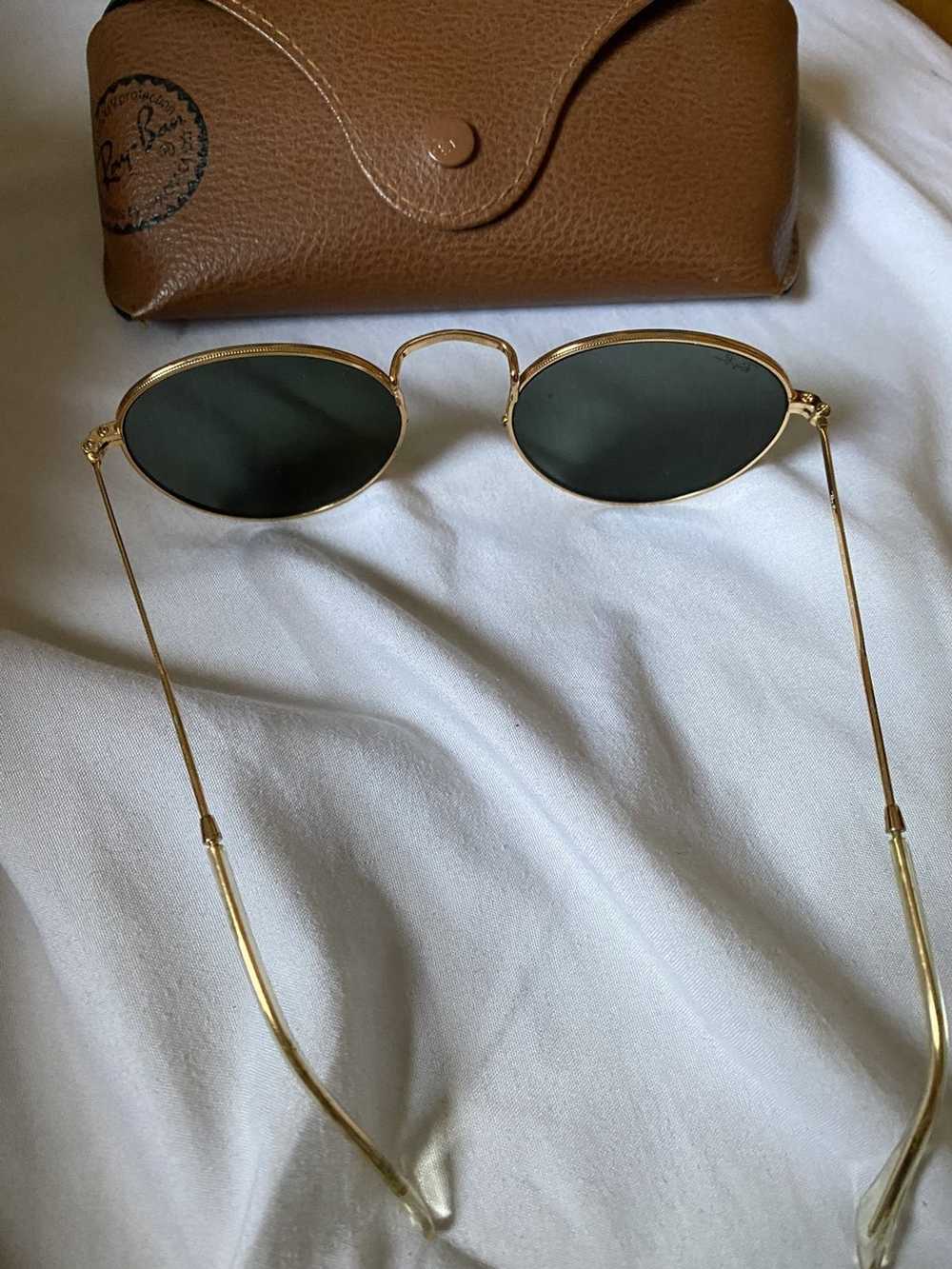 RayBan Ray ban round gold frames (as-is condition… - image 3