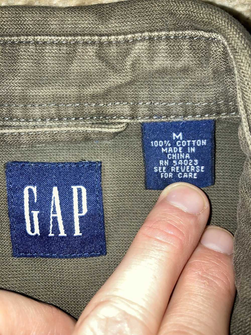 Gap × Vintage VTG GAP Military Army Olive Heavy B… - image 7
