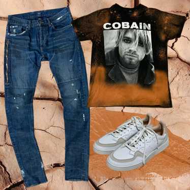 Band Tees × Kurt Cobain × Vintage Kurt Cobain Ble… - image 1
