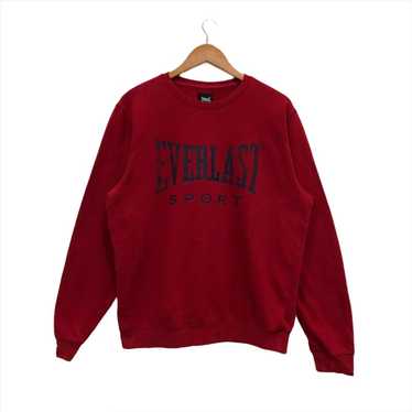 Tommy Hilfiger Sport Red Spellout Long Sleeve Sweater Women's Size