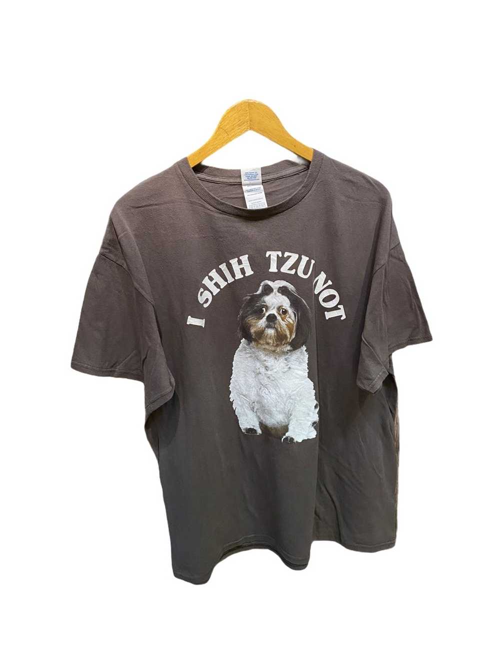 Japanese Brand I shih Tzu Not Dog Graphics Tee - image 2