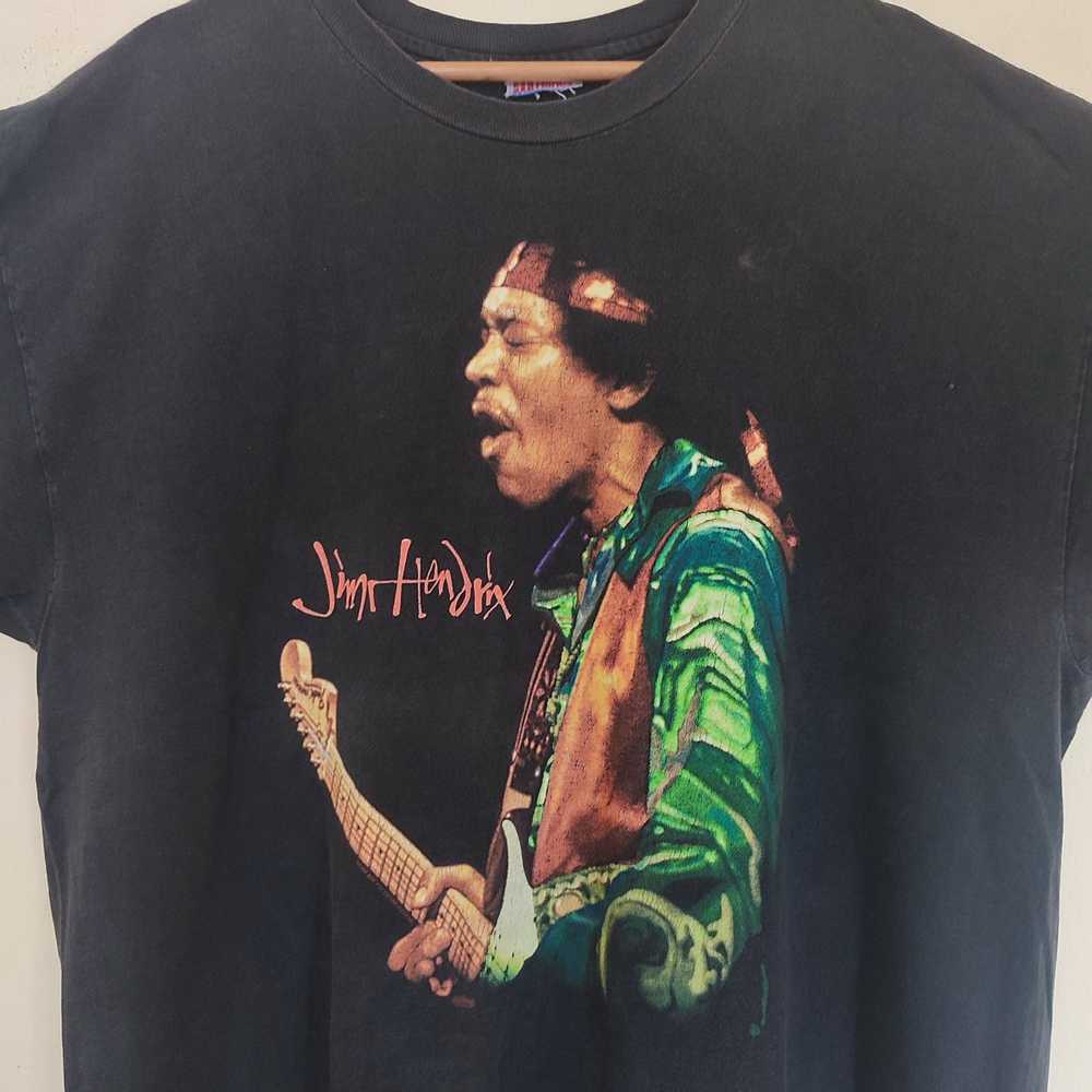 Jimi Hendrix × Rock T Shirt × Vintage Vintage JIM… - image 2