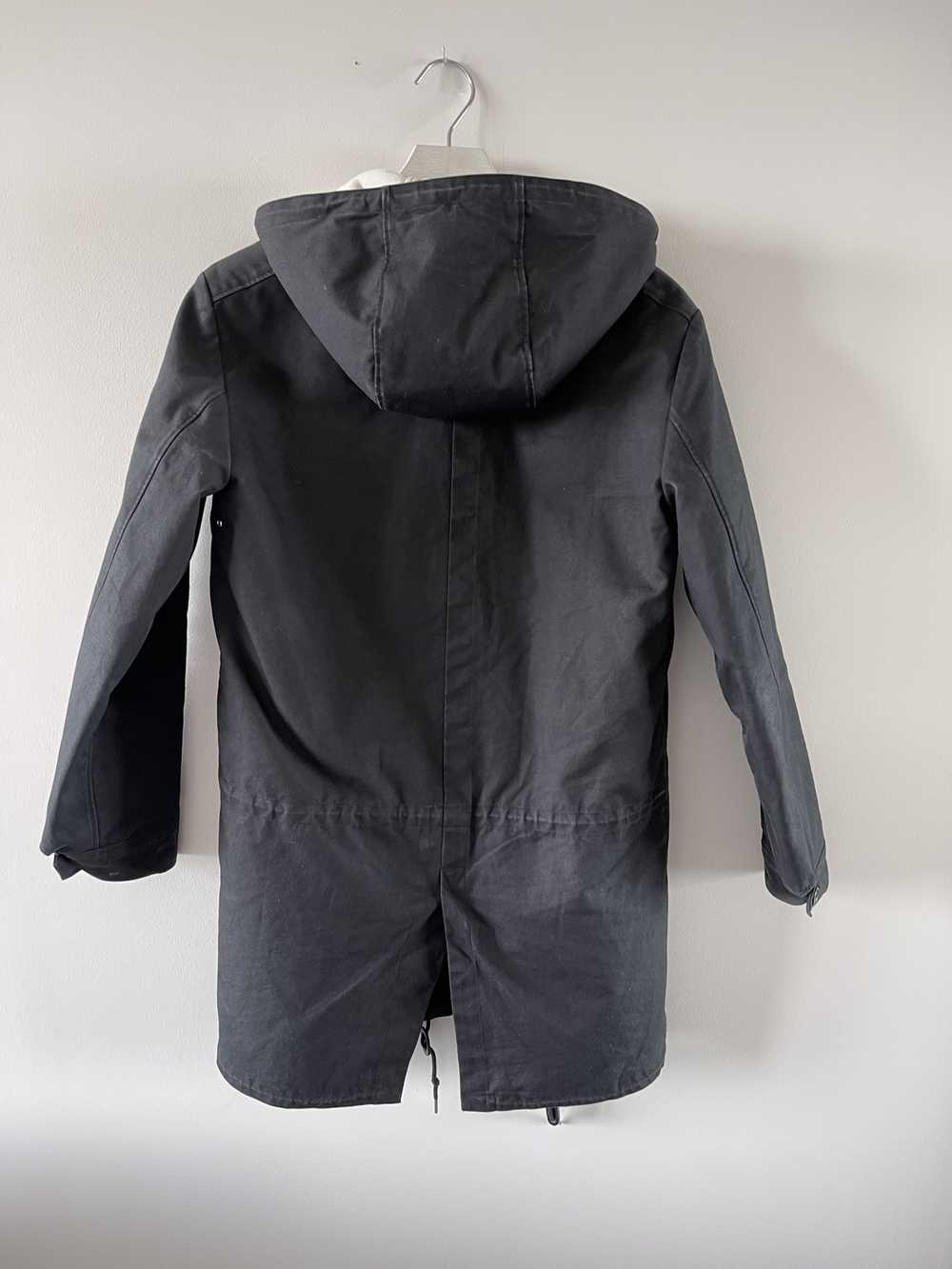 A.P.C. APC Fishtail Parka Navy Blue Size XS - image 3