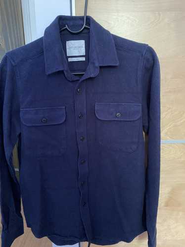 Saturdays Surf Nyc Saturdays Blue Indigo Button Up - image 1