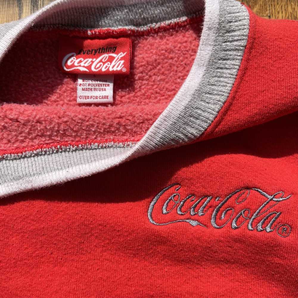 Coca Cola × Vintage Vintage Coca Cola Sweatshirt - image 3