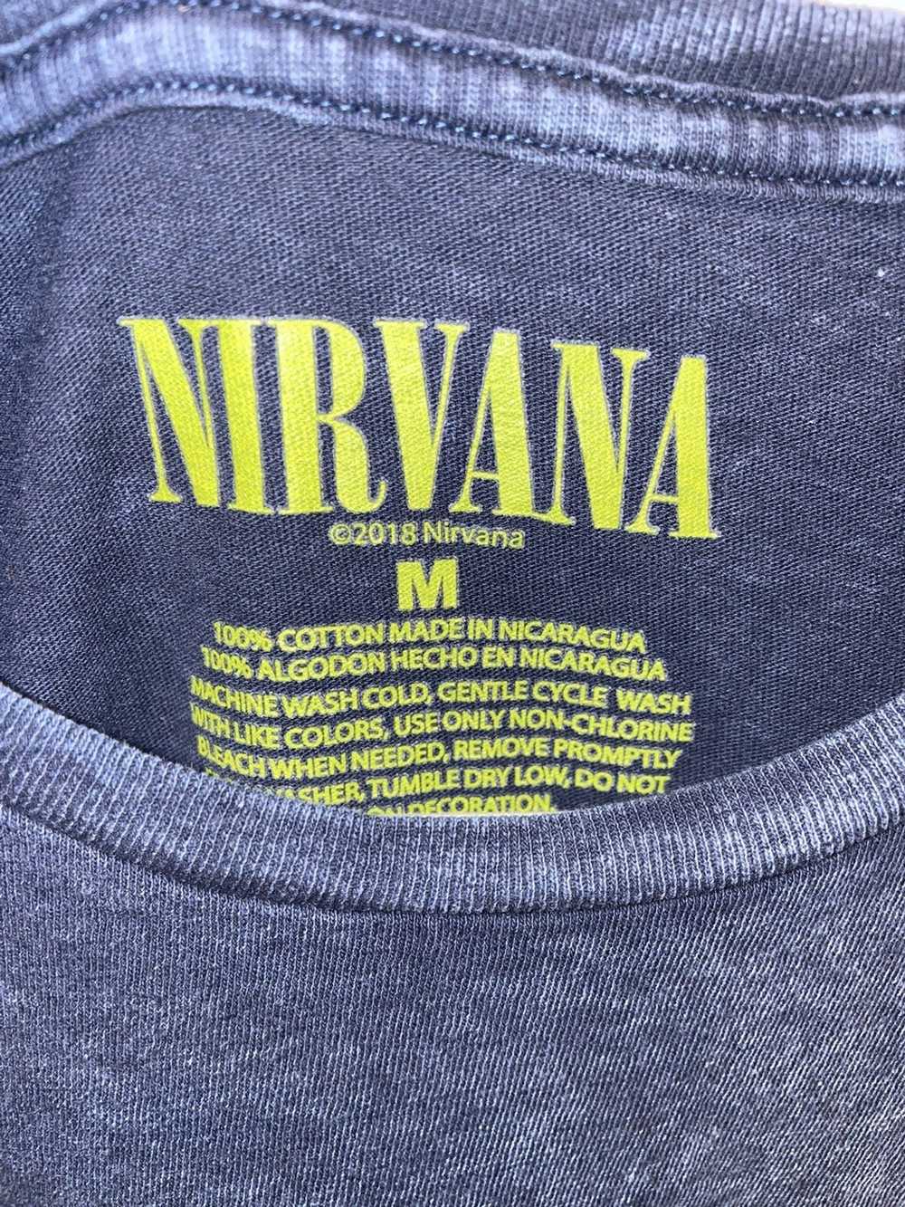 Band Tees × Nirvana × Vintage Nirvana Tie Dye Shi… - image 2