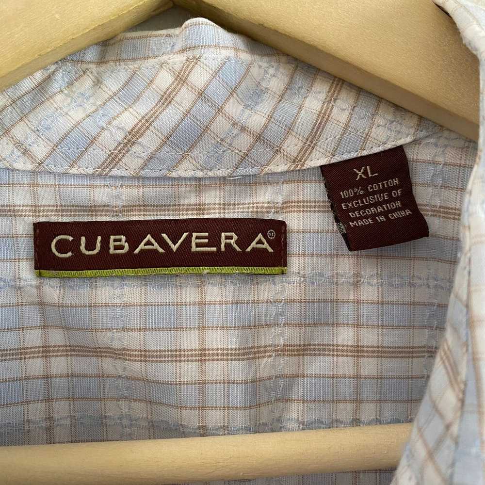 Cubavera × Streetwear × Vintage Cubavera Blue Pla… - image 3