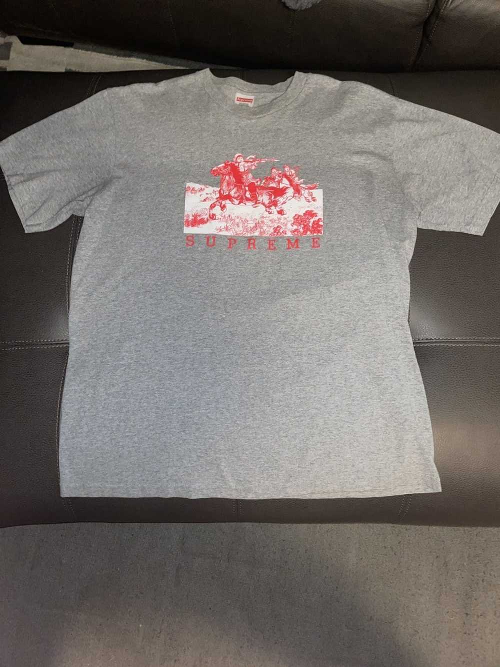 Supreme Supreme Tee grey M with red label - image 1