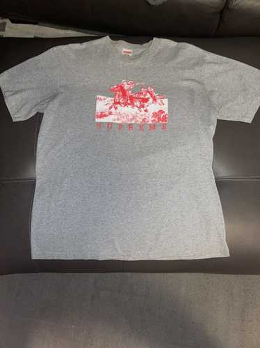 Supreme Supreme Tee grey M with red label