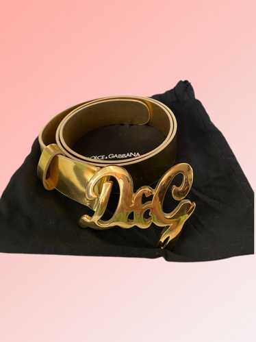 Dolce & Gabbana Dolce & Gabbana Gold Belt