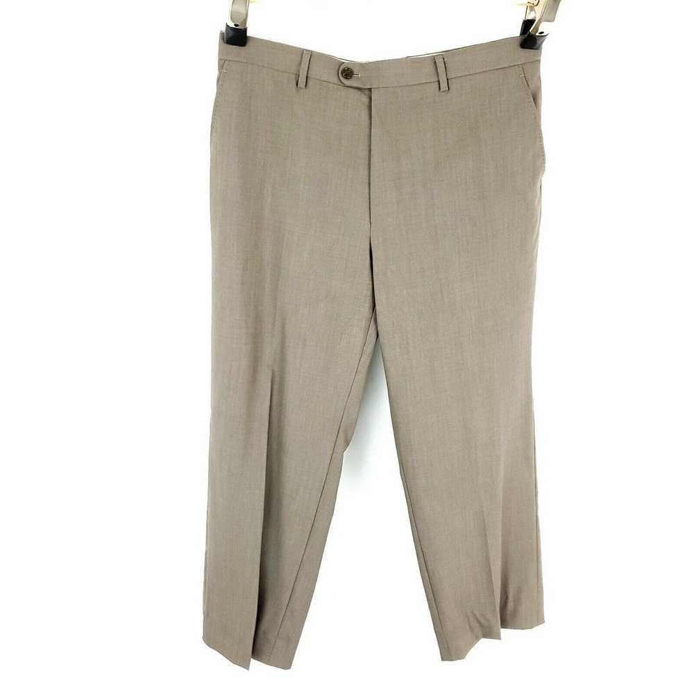 Vintage Baroni Super 150s Wool Dress Pants 35/30 … - image 2