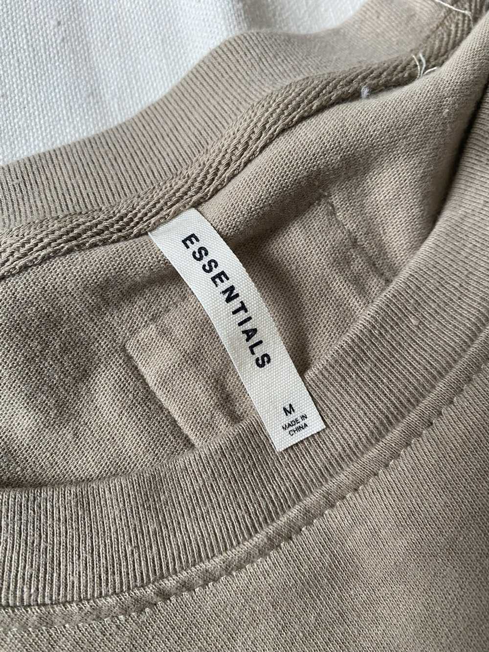 Fear of God Fear of God Essentials Tee Brown - image 4