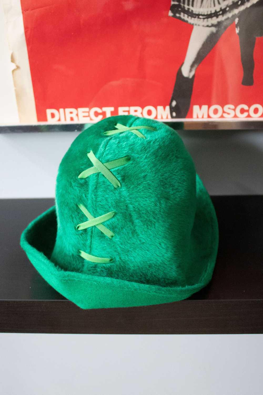 Mr. John Jr. kelly green chapeau - image 3