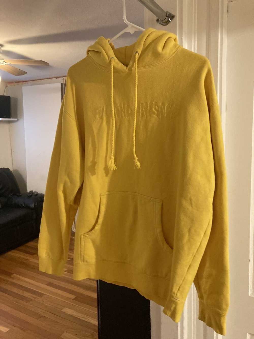 Fucking Awesome Fucking awesome yellow logo hoodie - image 1