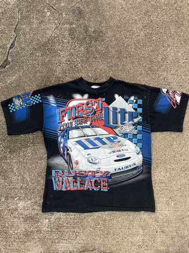 Vintage Rusty Wallace AOP shirt