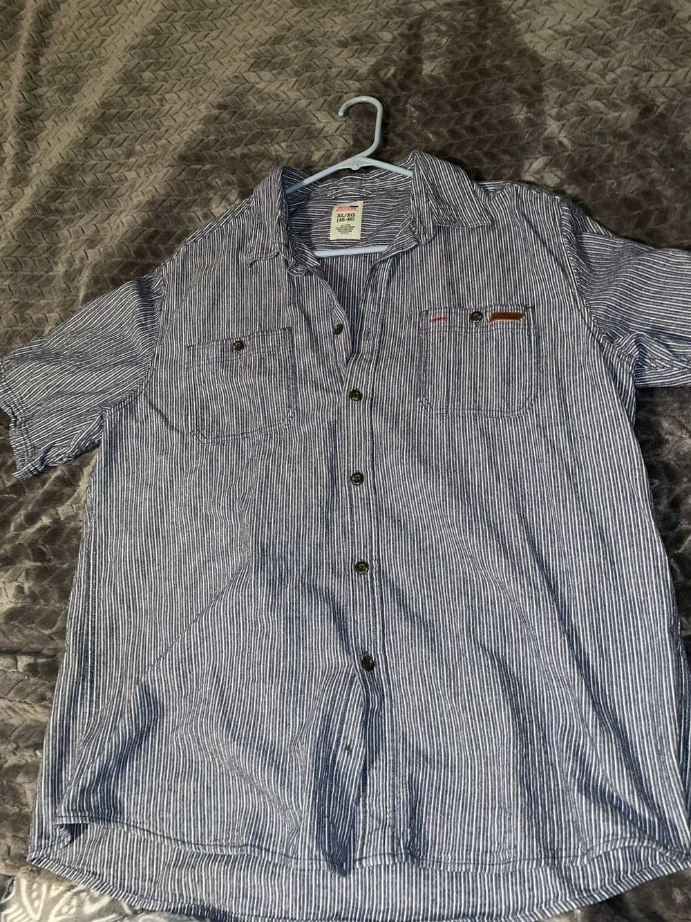 Dickies Dickies Striped Button Up - image 1