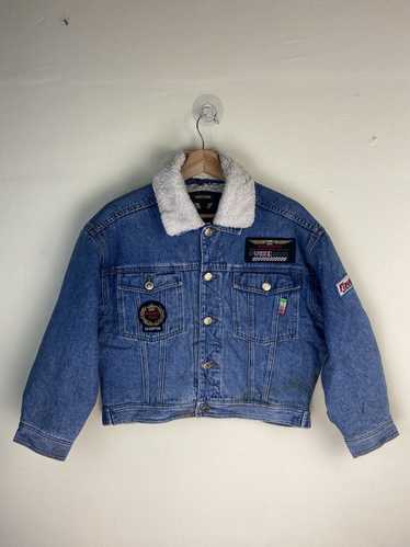 Distressed Denim × Racing × Vintage VTG Pure Mind… - image 1