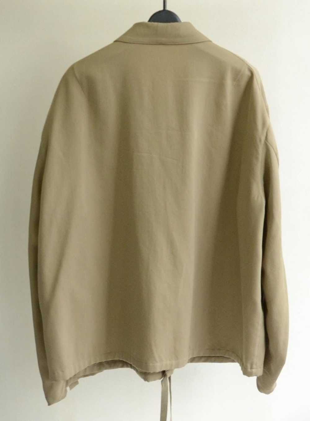 Uru beige blouson jacket wool & rayon size 3 - image 3