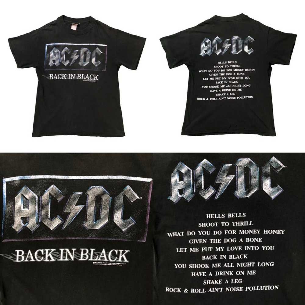 Ac/Dc × Band Tees × Vintage Vintage 2001 AC/DC Ba… - image 12