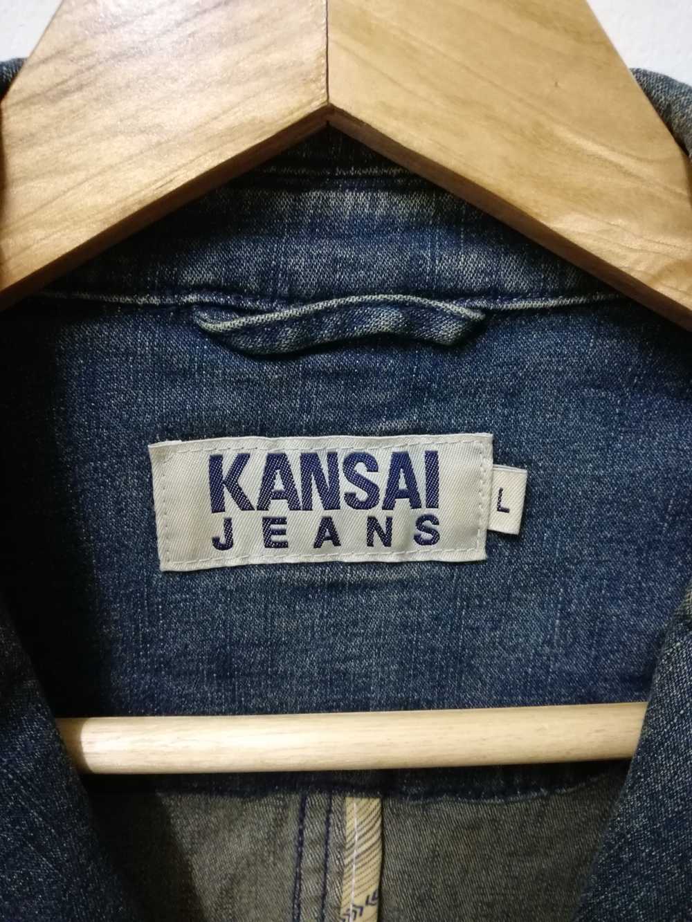 Kansai Yamamoto Kansai Jeans Stone Washed Stretch… - image 6
