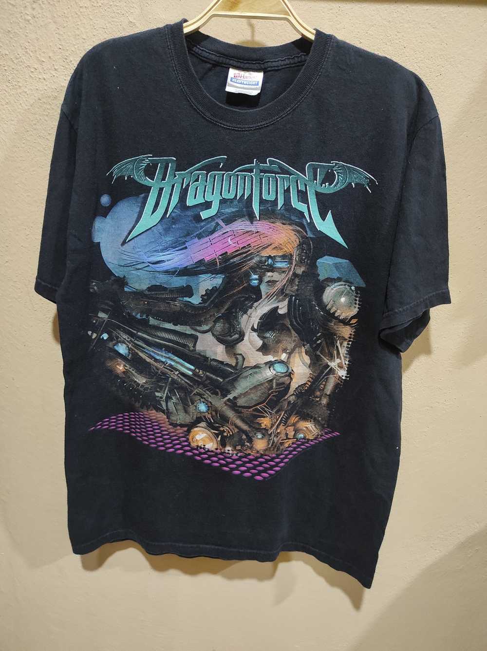 Band Tees × Rock T Shirt × Vintage DragonForce ba… - image 3