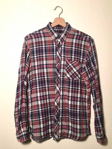 Fred Perry Plaid Long Sleeve Button Up