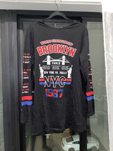 Streetwear Brooklyn Black T-Shirt Dress - image 1