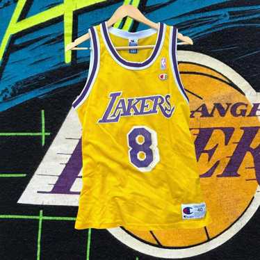 90s Vintage Reebok Kobe Bryant Rookie #8 White Lakers Jersey L, Rare Kobe  Bryant #8 White Lakers Jersey L, Vintage Kobe Bryant #8 Jersey L