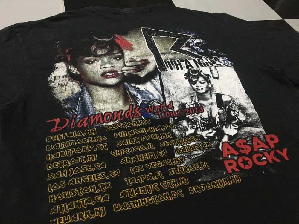 Band Tees × Rap Tees × Rihanna Rihanna x Asap Roc… - image 4