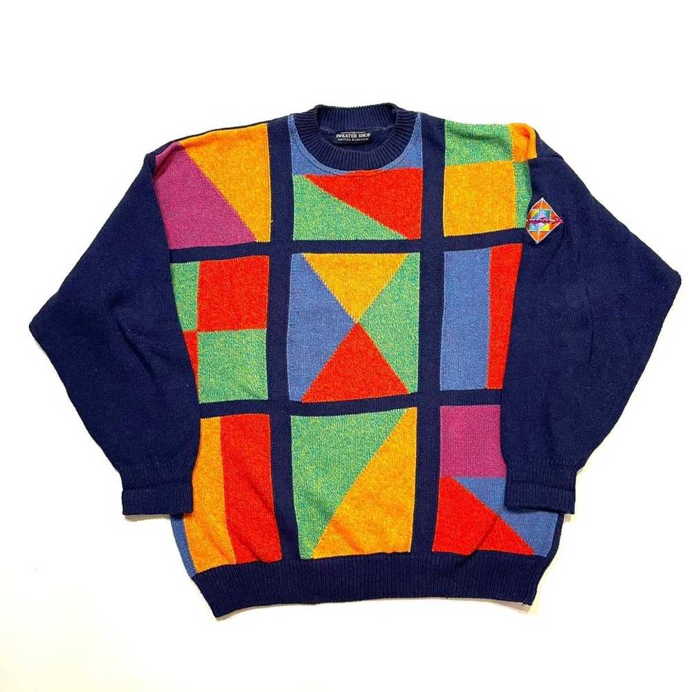 Vintage Vintage The Sweater Shop jumper colourful… - image 1