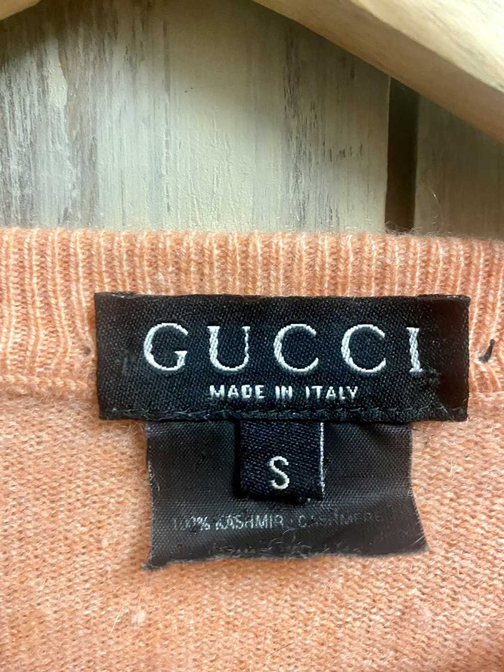 Gucci Corail salmon cashmere jumper gucci vintage… - image 2
