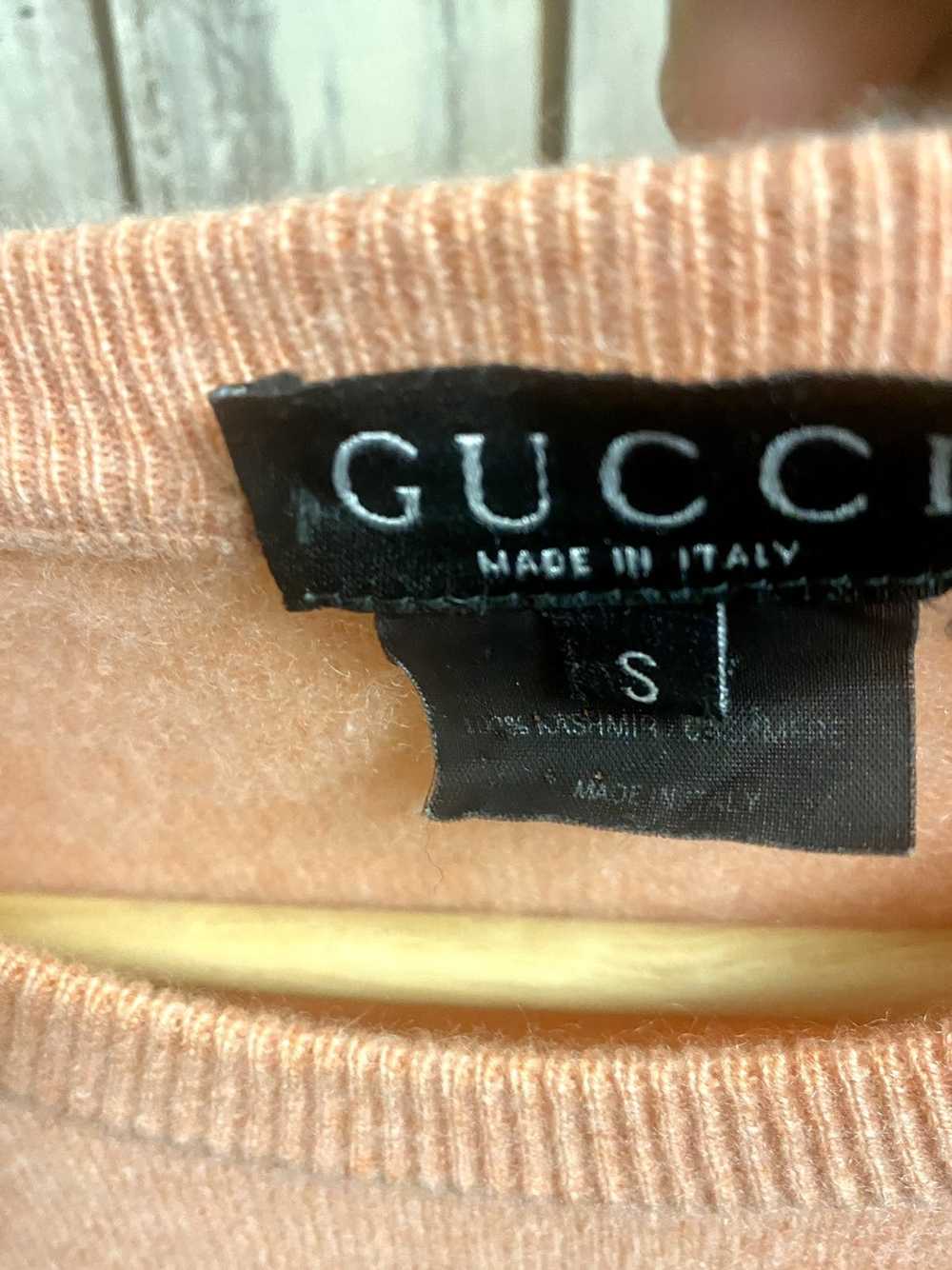 Gucci Corail salmon cashmere jumper gucci vintage… - image 3