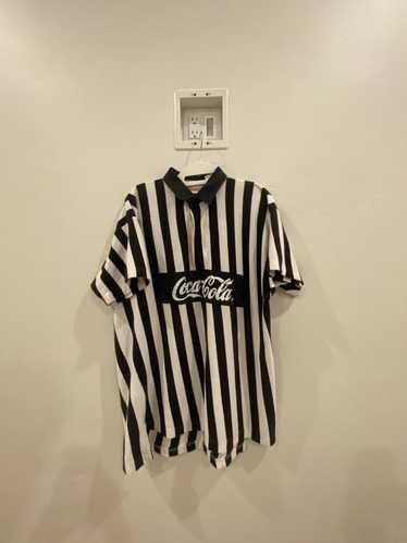 Coca Cola, Shirts, Los White Sox Polyester Cocacola Black White Mens Xl  Shirt