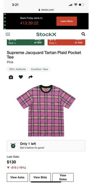 Supreme Supreme Tartan Flannel - Gem