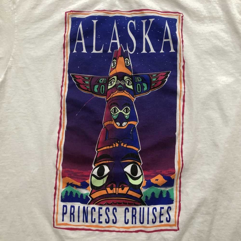 Hanes × Vintage Alaska Princess Cruises Totem Pol… - image 2