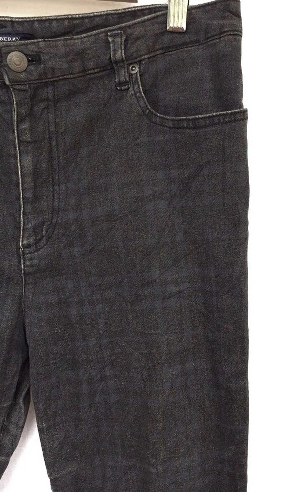 Burberry × Vintage Vintage check Denim Dark Grey … - image 3