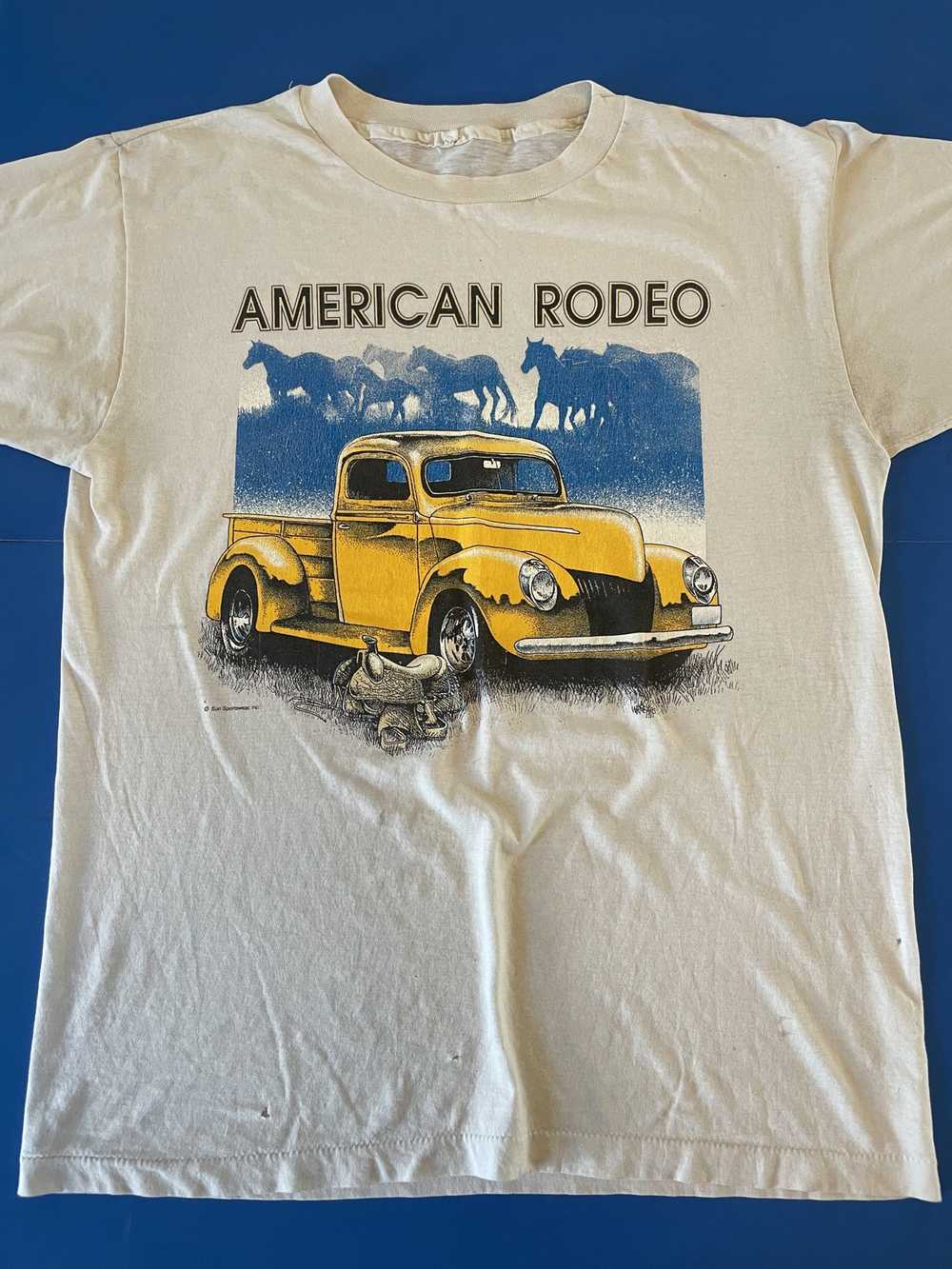 Vintage Vintage 1980s American Rodeo Shirt - image 1
