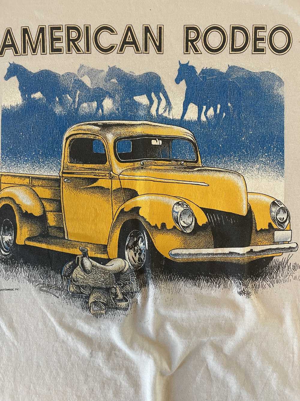 Vintage Vintage 1980s American Rodeo Shirt - image 9