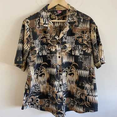 Hawaiian Shirt × Streetwear × Vintage Vintage Thr… - image 1