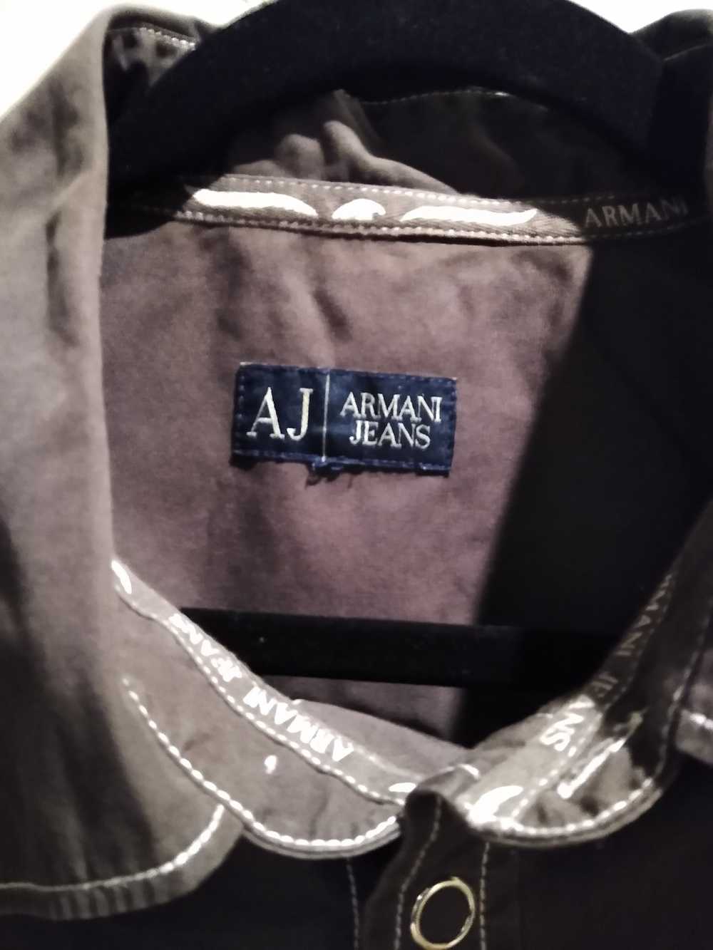 Armani Armani Jeans Western Style Button Front Sh… - image 3