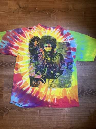 Vintage 1997 Jimi Hendrix Trashed Tie Dye Tee