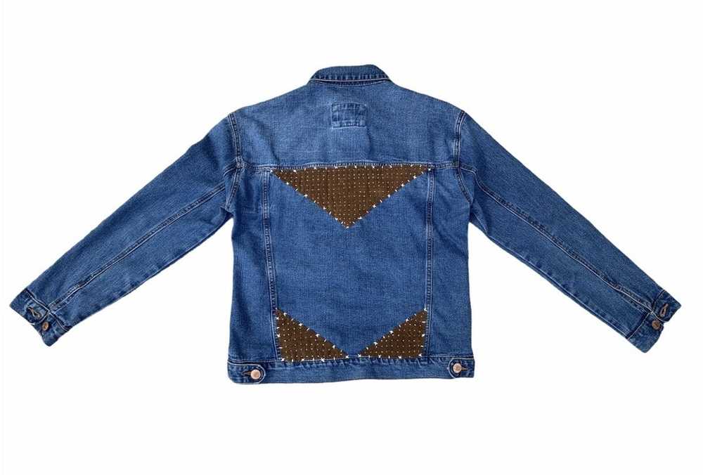 Handmade MrVindicta Hand Embroidered Denim Jacket - image 2