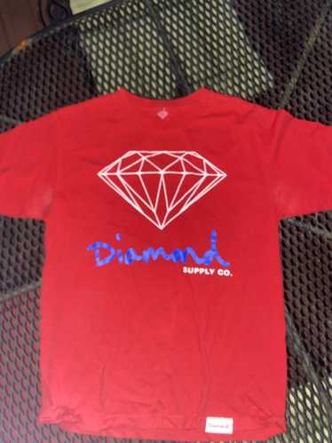 Diamond Supply Co × Vintage DIAMOND SUPPLY RED TEE