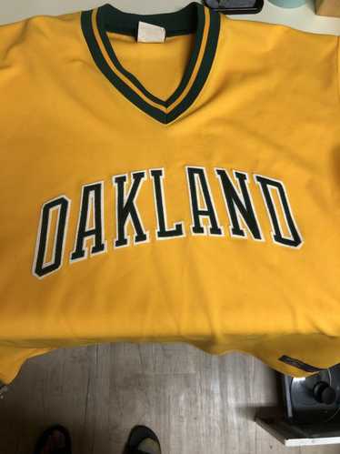 Vintage #75 BARRY ZITO Oakland Athletics MLB Majestic Jersey XL