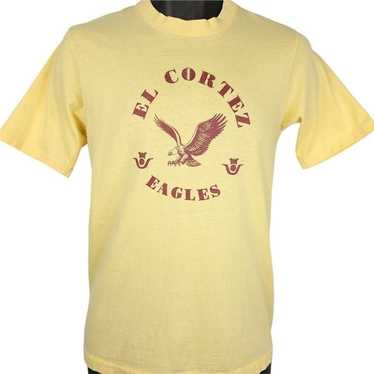 Vintage El Cortez Eagles T Shirt Vintage 80s Bald 