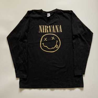 【格安人気SALE】Nirvana ‘smile’ vintage band tee/ rap トップス
