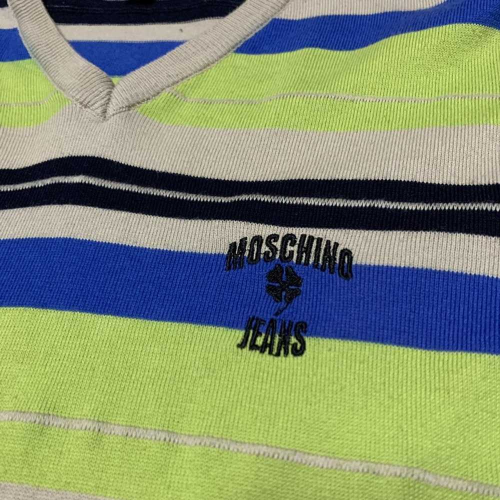 Moschino Vintage Moschino Jeans Stripe Sweater - image 4