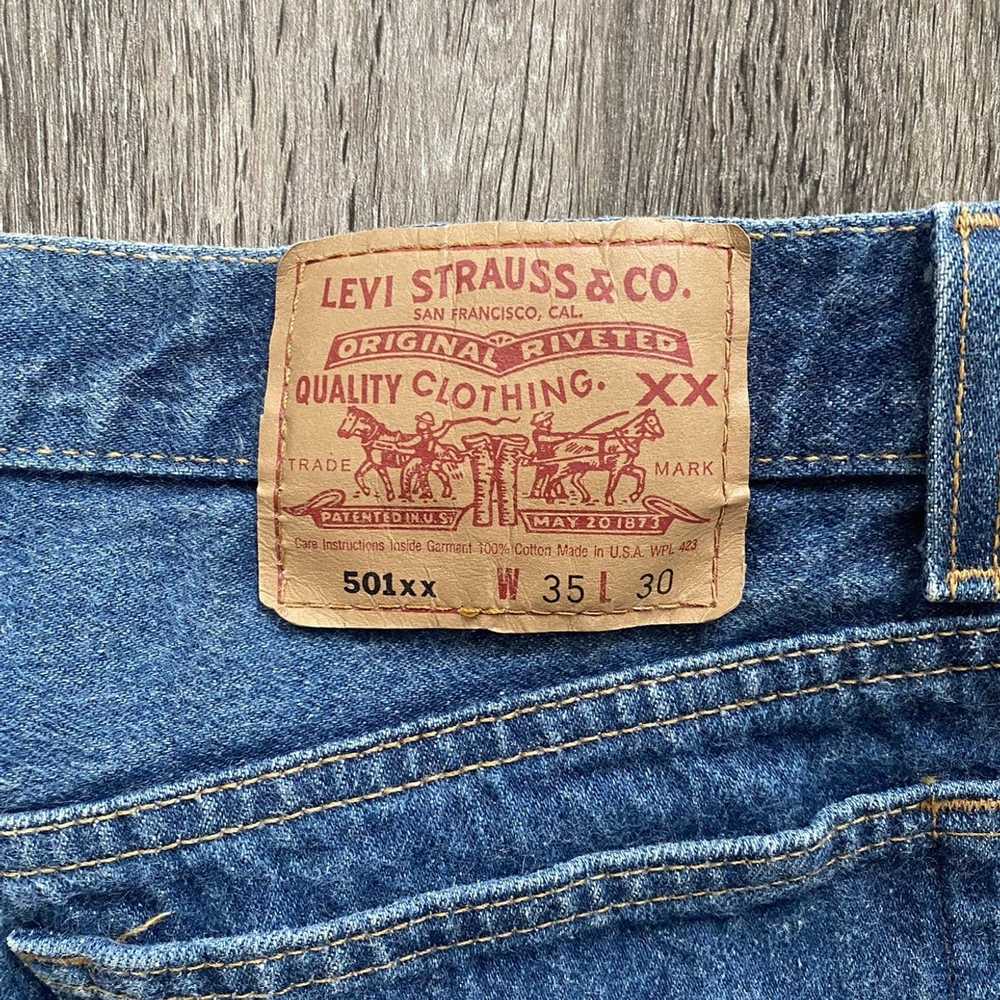 Levi's × Vintage Vintage made in USA 501 dated 19… - image 3