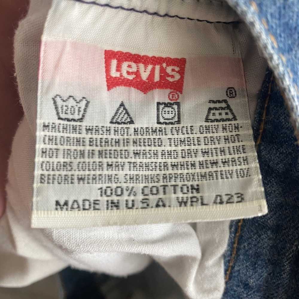 Levi's × Vintage Vintage made in USA 501 dated 19… - image 4