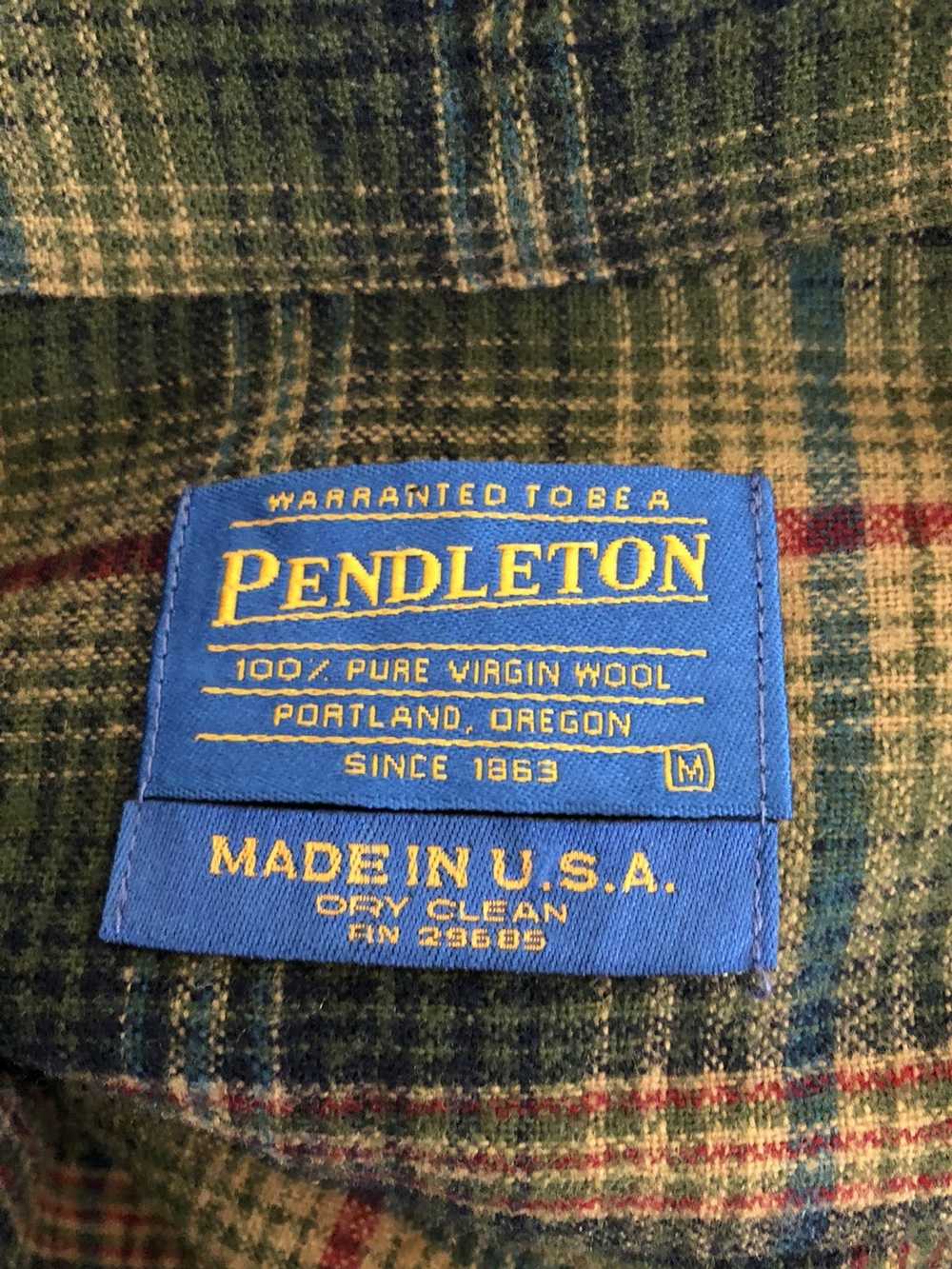 Pendleton × Vintage Vintage Pendleton Usa Plaid W… - image 12